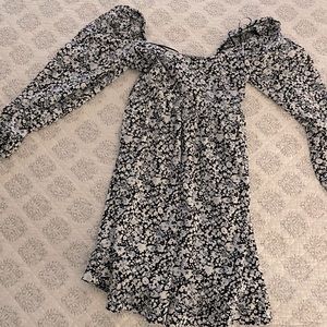 Long Sleeve Floral Abercrombie Dress